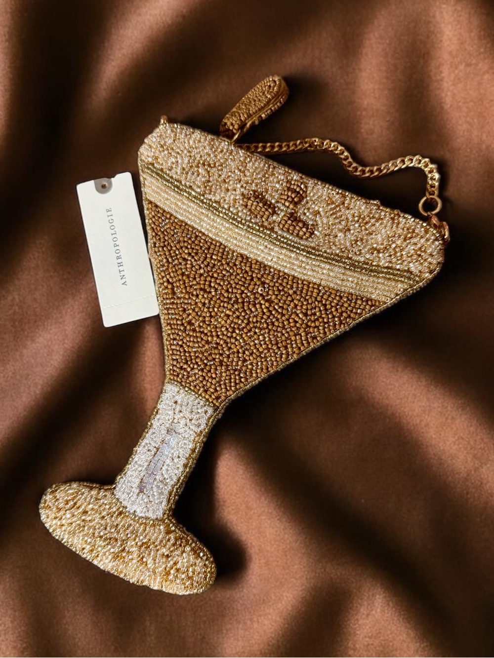 Anthropologie Beaded Icon Crossbody🍸